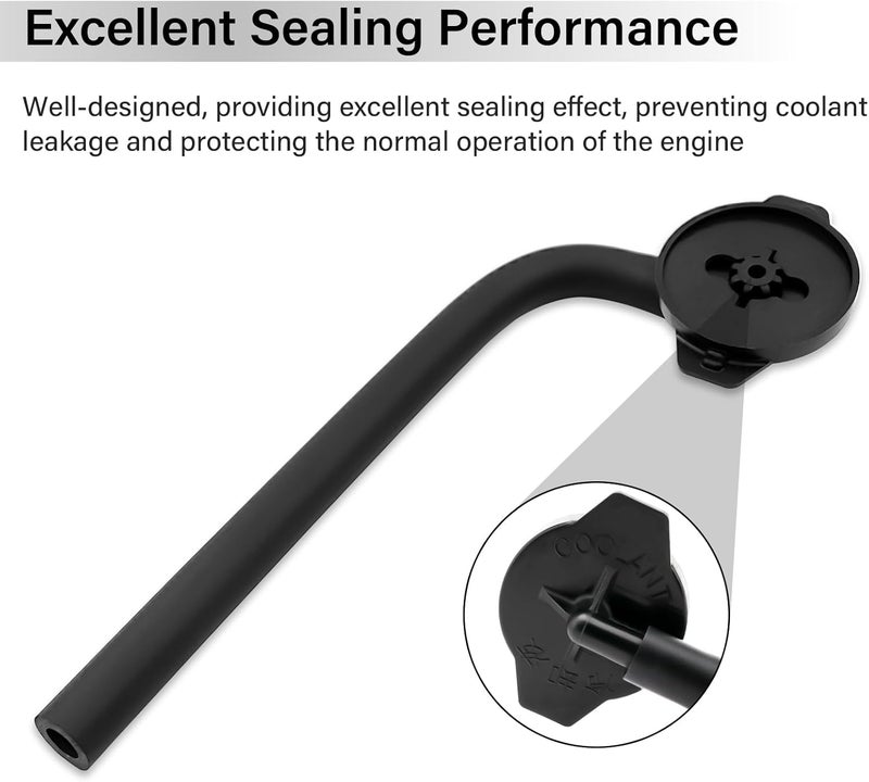 ROOTMUTIFY 16405-0P040 Coolant Reservoir Cap, Compatible with 2011-2017 Toyota Sienna, 2010-2015 Lexus RX350 RX450h Replaces 16405-31070 - Image 5